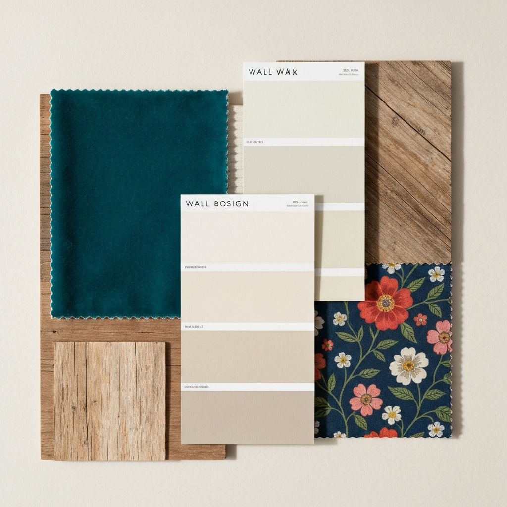 interior design service mood board samples